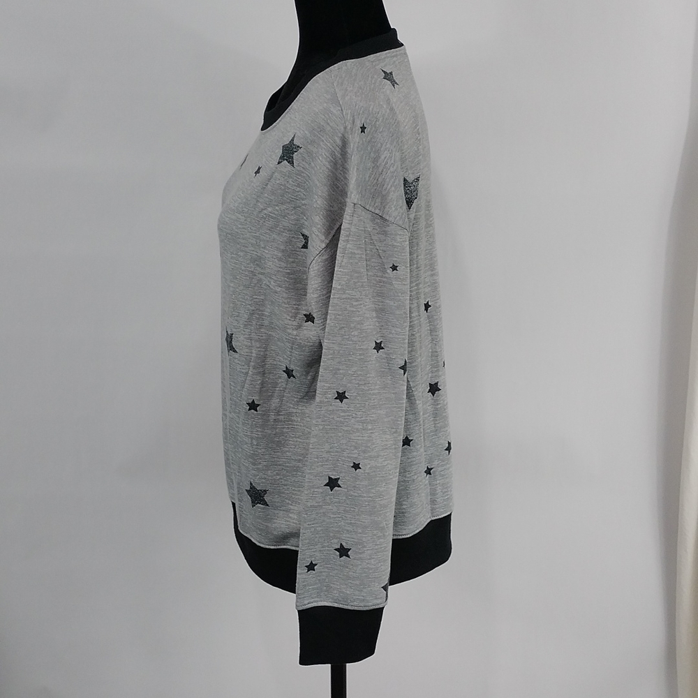 Splendid Star Patterned Lightweight Sweatshirt - image 5